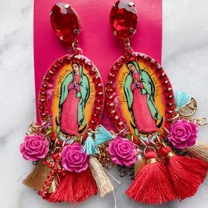 Virgin Mary Earrings